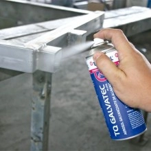 TQ Galvatec Plata Spray - Galvanizante en frío, protector anticorrosivo de larga duración para superficies metálicas