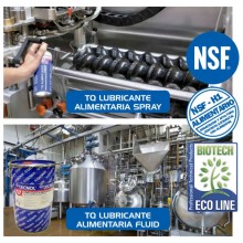 TQ Lubricante Alimentaria Spray 400ml / Fluid 5L - Lubricante atóxico multiuso, aceite mineral dieléctrico para lubricación