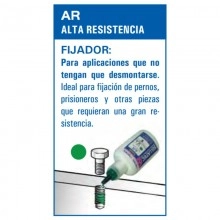 TQ Sellatec AR 50ml - Adhesivo anaeróbico de alta resistencia para tuberías metálicas y conexiones con rosca cónica o cilíndrica