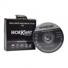 WW Corte Inox Metal Plus 115/125mm - Caja 25x discos para cortar acero inoxidable, hierro, latón o aluminio