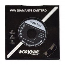 WW Diamante Cantero - Disco de corte 230mm y 2'6 grosor, ideal para cortar hormigón armado, alto rendimiento