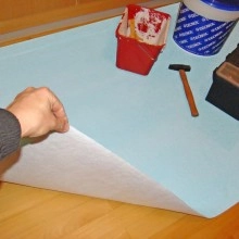 TQ Protec Floor 10m² - Lámina protectora 3 capas para suelos y superficies en obras, antimpactos, impermeable, autoadhesiva