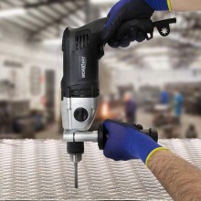 WW Taladro Percutor - Taladro eléctrico 1050W, 3200rpm, 2 velocidades, perforador doméstica y profesional, broca estándar