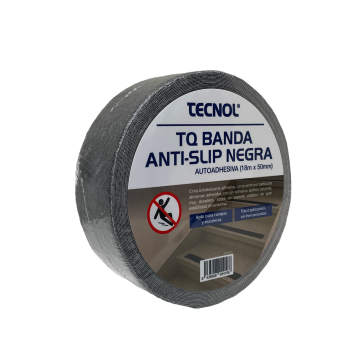 TQ Banda Anti-Slip - Banda antideslizante negra