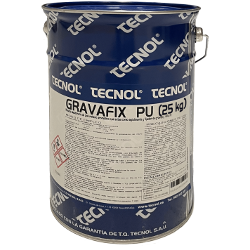TQ Gravafix PU 5/25kg - Resina elastómera aglutinante de poliuretano y fijador de gravas y caucho