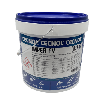 TQ Imper FV 5KG, pintura impermeabilizante con fibra de vidrio