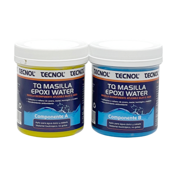 TQ Masilla Epoxi Water 1kg - Masilla para reparar y sellar grietas bajo agua