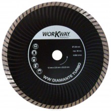 WW Diamante Turbo - Disco corte para hormigón, mármol o cerámica 230mm diámetro, 2'6mm grosor