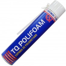 TQ Polifoam Cánula 750ml - Espuma de poliuretano monocomponente para montaje, sellado y relleno