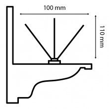 TQ Bird Stop 31cm - Ahuyentador de aves de acero inoxidable
