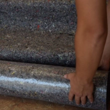 Protector de suelo fieltro polietileno