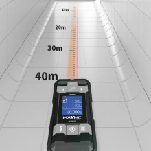 Medidor láser de distancias y detector de metales