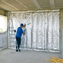 TQ Tecnotermic A10 - Rollo 15m², aislante térmico y acústico para paredes, aislamiento reflexivo multicapa de 17 láminas