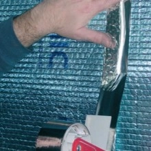 TQ Cintaluminio 50m - Cinta adhesiva de aluminio con acabado metalizado, gran resistencia térmica