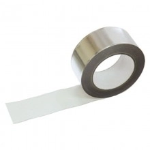 TQ Cintaluminio 50m - Cinta adhesiva de aluminio con acabado metalizado, gran resistencia térmica