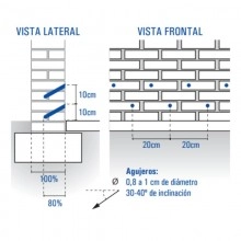 TQ Mineralizador 5kg - Barrera química antihumedad para inyectar en muros y paredes con presión de agua