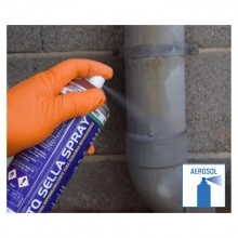 TQ Sella Spray - Revestimiento de goma sellante flexible para pequeñas reparaciones, impermeabilizar fugas y grietas