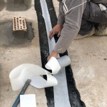 TQ Cintafix Textil 10cm - Cinta adhesiva sellante en frío cubierta de una malla no tejida, útil para impermeabilizar y reparar