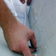 TQ Cintafix Textil 10cm - Cinta adhesiva sellante en frío cubierta de una malla no tejida, útil para impermeabilizar y reparar