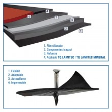 TQ Lamitec 20m² - Membrana impermeabilizante autoadhesiva bituminosa en frío
