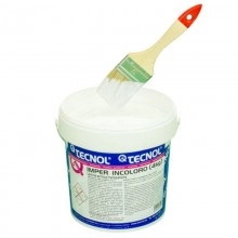 TQ Imper Incoloro 4/15kg - Lámina impermeabilizante acrílica transparente, ideal para cemento, ladrillo, teja o piedra