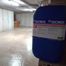 TQ Consolidante Hormigón 30kg - Compuesto inorgánico para endurecer, sellar y repeler el polvo en pavimentos