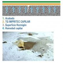 TQ Impritec Capilar 15L - Imprimación epoxi para aplicación sobre paramentos con presencia de humedad por capilaridad