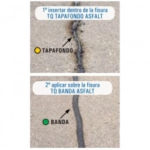 TQ Tapafondo Asfalt 10m -