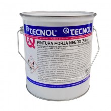 TQ Pintura Forja Negra/Gris 5kg - Pintura antioxidante para superficies metálicas, ideal para protección y decoración de hierro