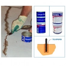 TQ Epofix 1kg - Adhesivo epóxídico para unir materiales de construcción como hormigón o hierro
