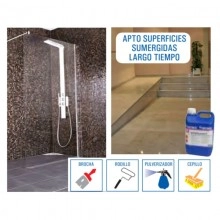 TQ Antideslizante 5kg - Resina incolora antideslizante para el tratamiento de suelos cerámicos y bañeras