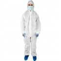 TQ Buzos Desechables S/M/L/XL - Mono protector antisalpicaduras de un solo uso, transpirable, polipropileno