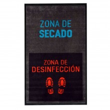 TQ Alfombra Higienizante Maxi - Felpudo textil para desinfección de doble funcionalidad, 150x85cm