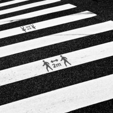 plantilla vial distancia, paso cebra