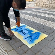 Plantilla Vial Distanciamiento