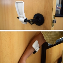 TQ Abrepuertas - Herramienta de protección de manos para abrir puertas con el codo, ergonómico y resistente