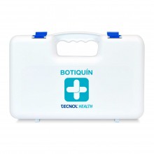 Botiquín maletín de primeros auxilios, kit de 22 piezas, portable, con doble cierre de seguridad