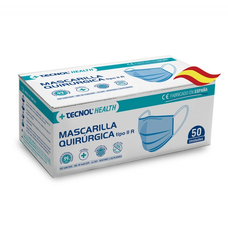 Mascarilla Quirúrgica IIR Azul