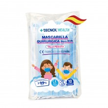 Mascarilla Quirúrgica II R Infantil (10 uds)