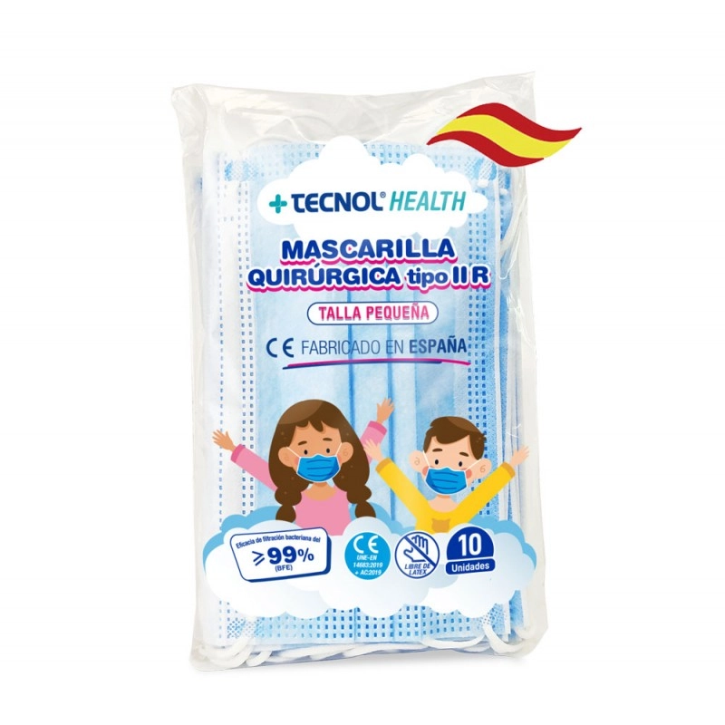 Mascarilla Quirúrgica II R Infantil (10 uds)