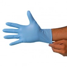 TQ Guantes Nitrilo S/M/L/XL - Pack 100x guantes desechables de polietileno de alta densidad