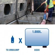 TQ Urbalimp 30/1000L - Limpiador higienizante con efecto desodorizante, limpieza de calles, contenedores o depuradoras