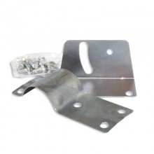 TQ Espejo Vial ∅80cm - Espejo de tráfico redondo convexo para mejor seguridad y señalización exterior, visión 90º, color naranja