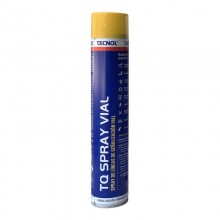 TQ Spray Vial 750ml - Spray de pintura de colores para pintar líneas de señalización vial - Yellow