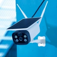 TQ Cámara de Vigilancia Solar WiFi/4G FullHD - Cámara de seguridad con visión nocturna sin cables, detección de movimiento