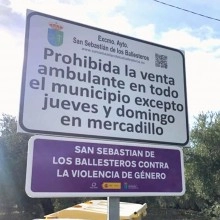 señal personalizada rectangular