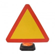 TQ Señal Tráfico Cono - Señalización para cono vial de polietileno resistente, superficie reflectante