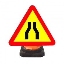 TQ Señal Tráfico Cono - Señalización para cono vial de polietileno resistente, superficie reflectante