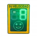 TQ Radar Solar Emoji - Radar pedagógico informativo, señal de tráfico vial led