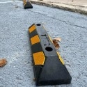 TQ Park Stop - Protector de caucho 100% reciclado, ideal para parkings interiores y exteriores